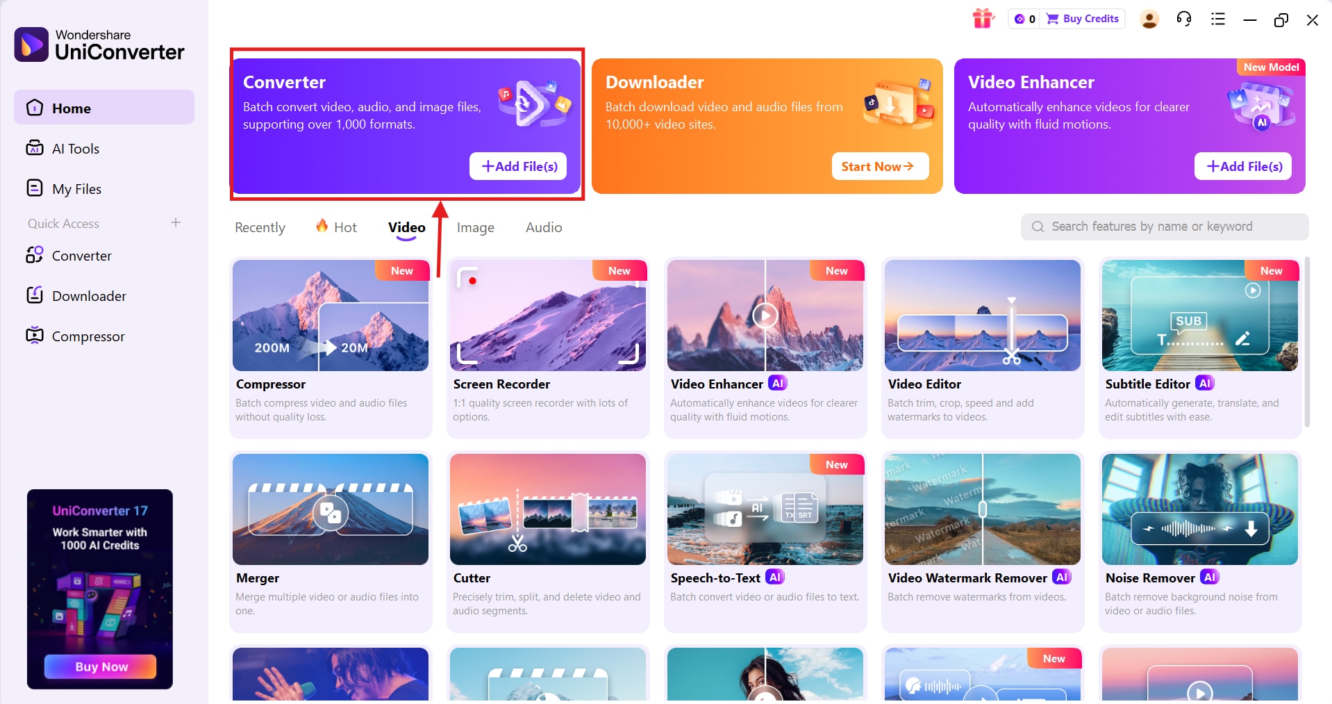 wondershare uniconverter converter