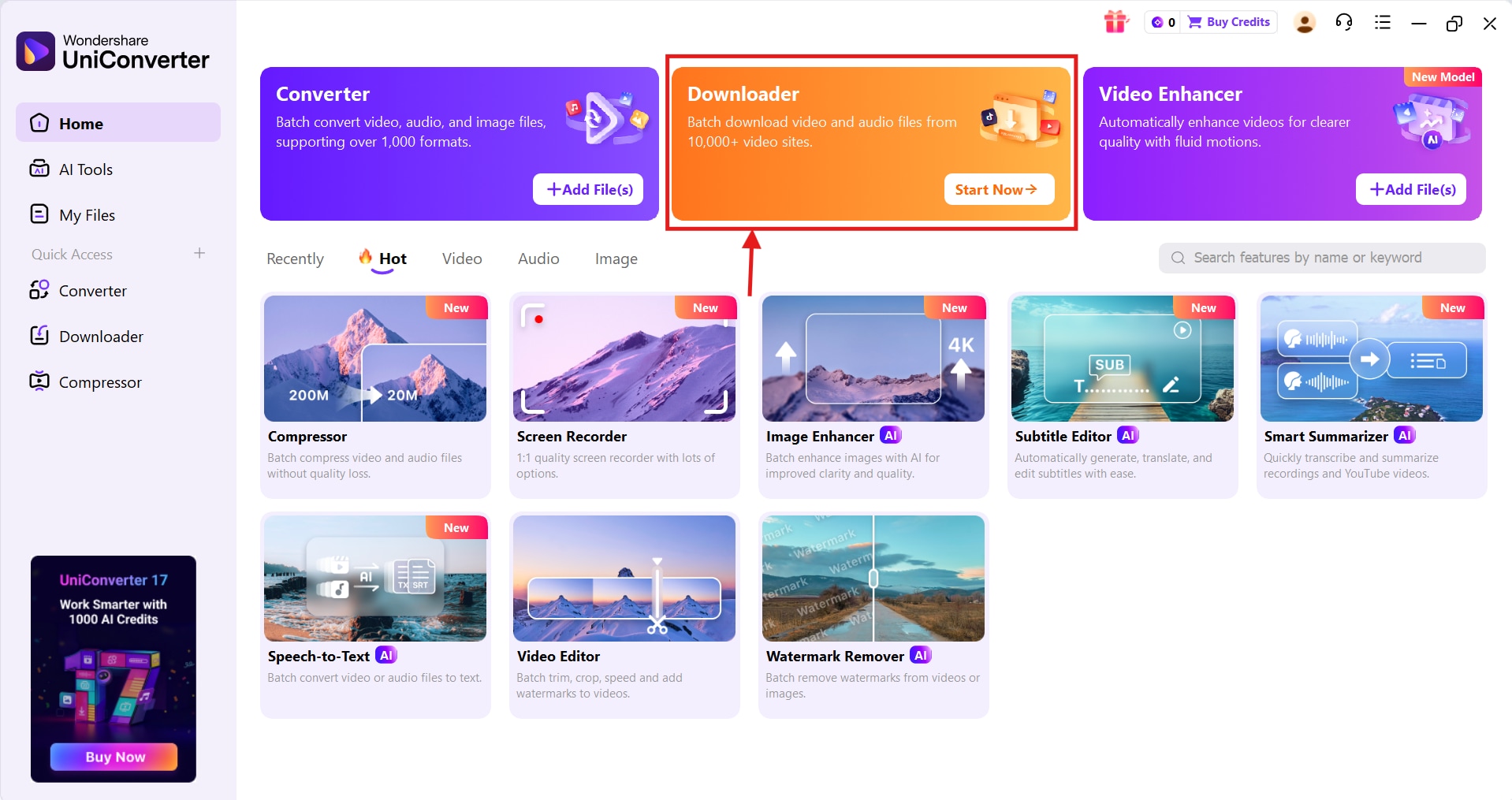 wondershare uniconverter downloader