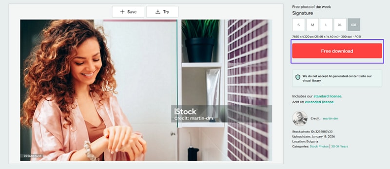 download from istock for free