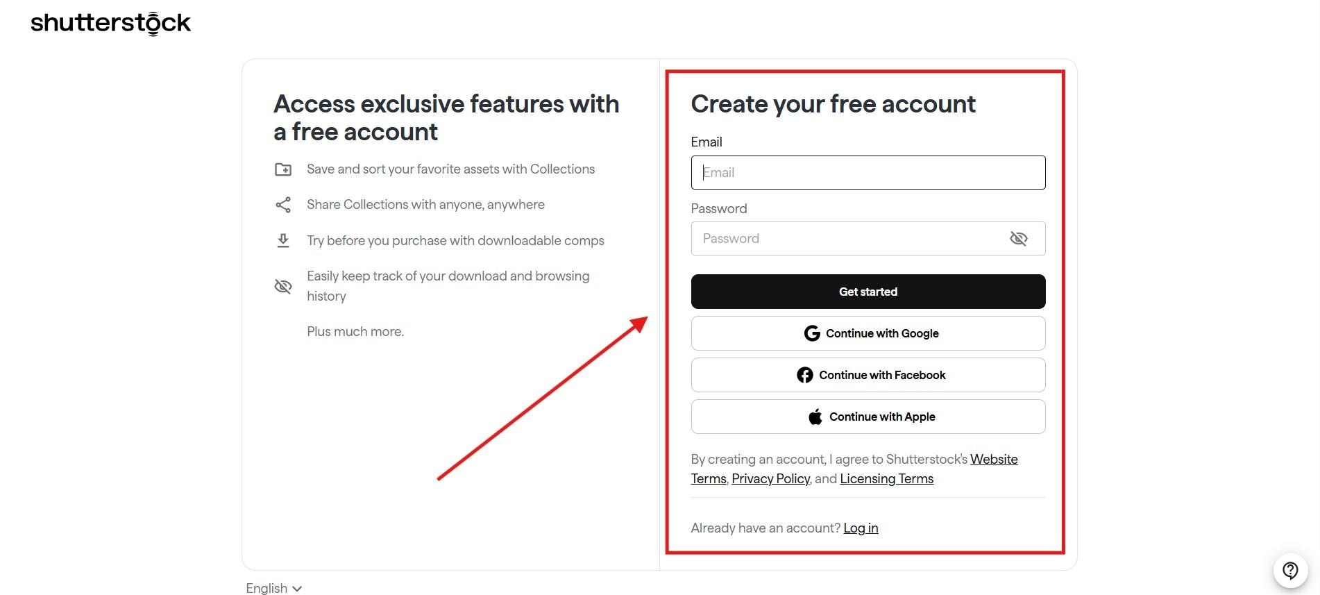 shutterstock educational discount enter details
