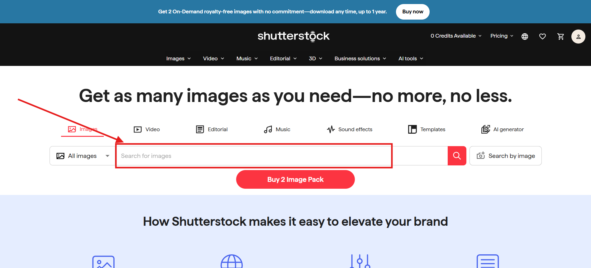 shutterstock image download input keywords