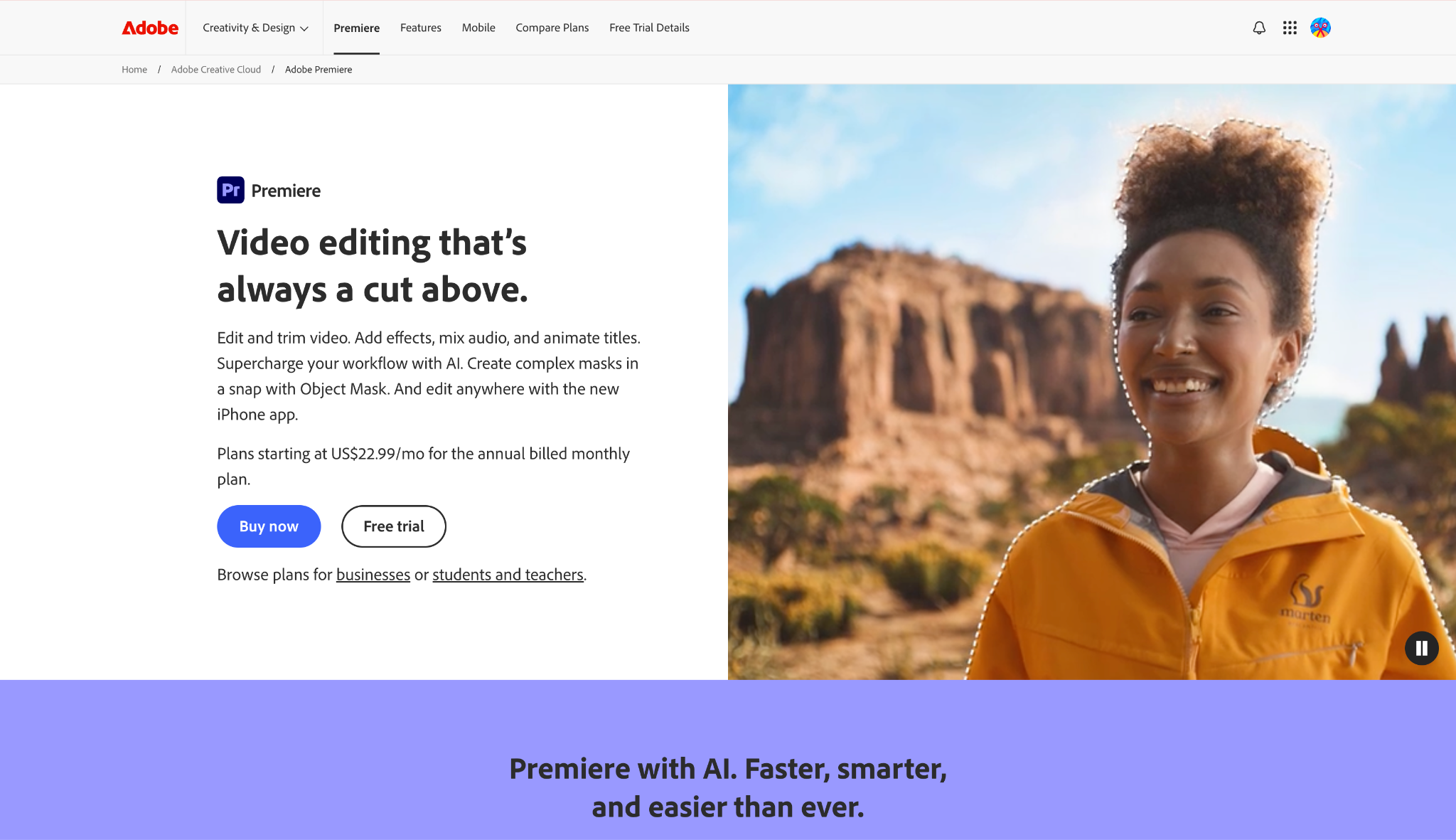 adobe premier pro video stabilization software