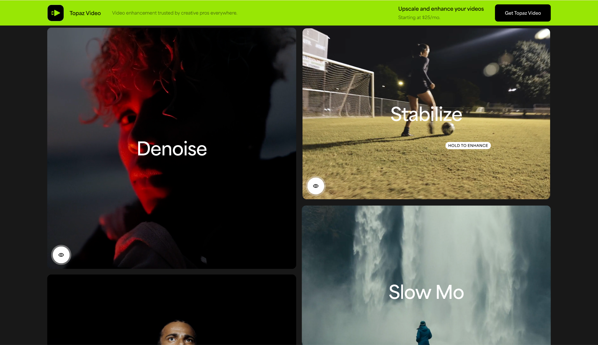 topaz video ai video image stabilization software