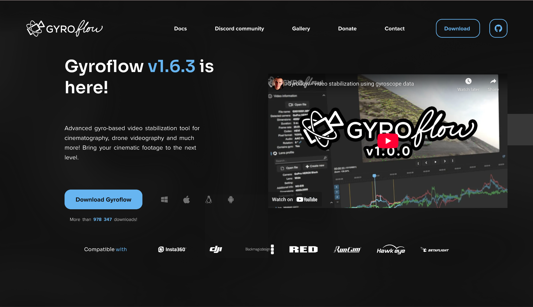 gyroflow video stabilizer program