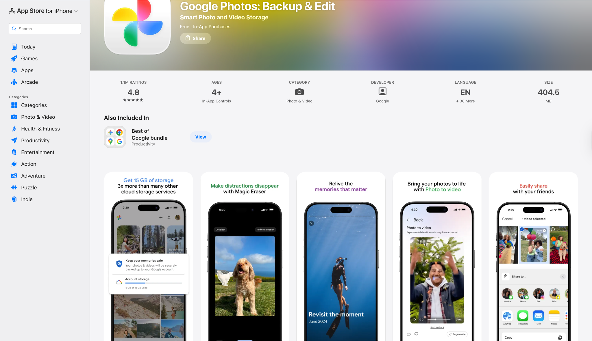 google photos video stabilization software