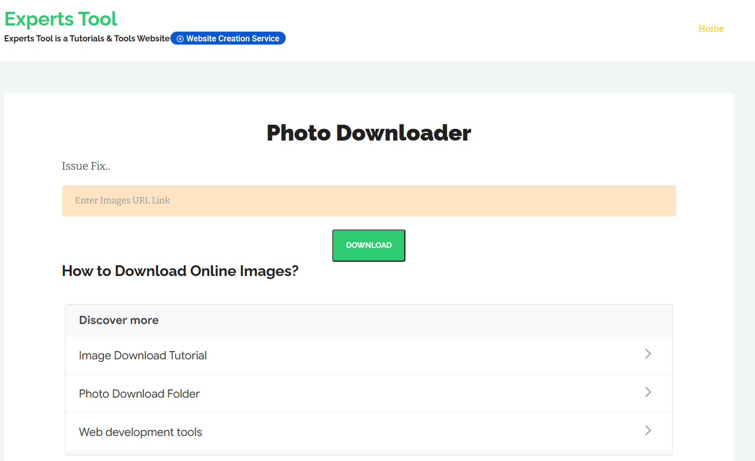 experts tool online vsco image downloader homepage