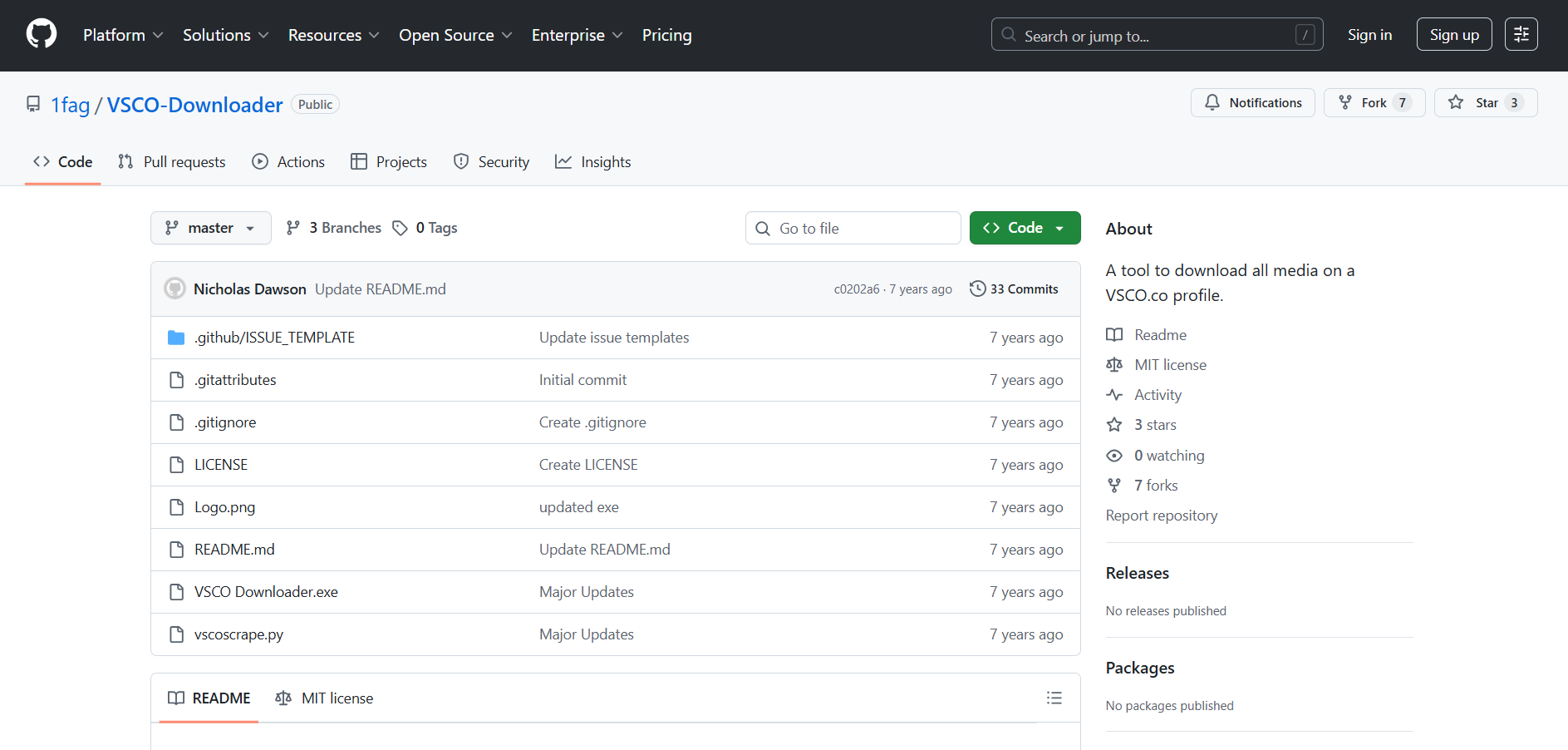 vsco downloader github homepage