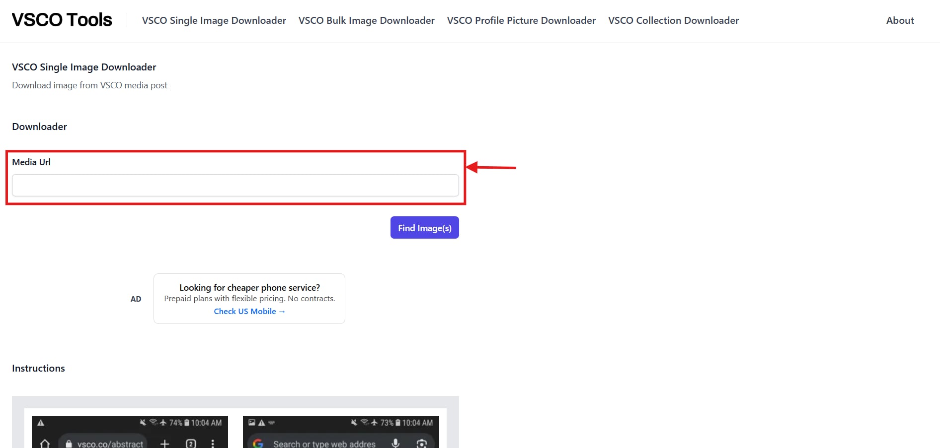 vsco tools paste vsco photo links