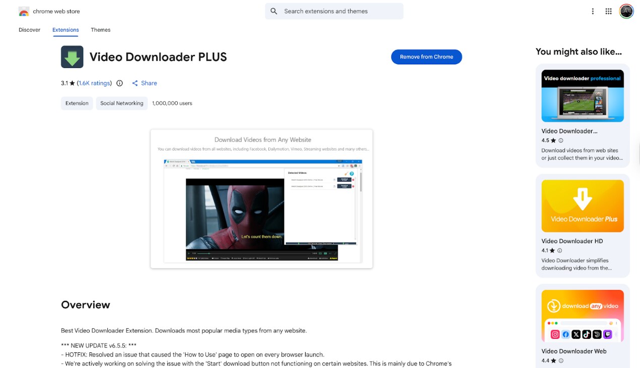 video downloader plus