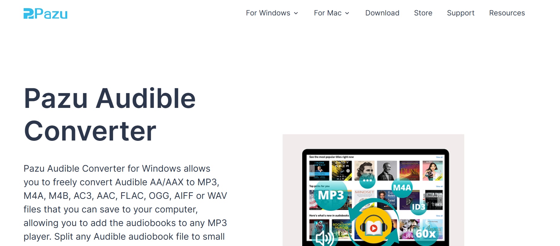 Pazu Audible converter