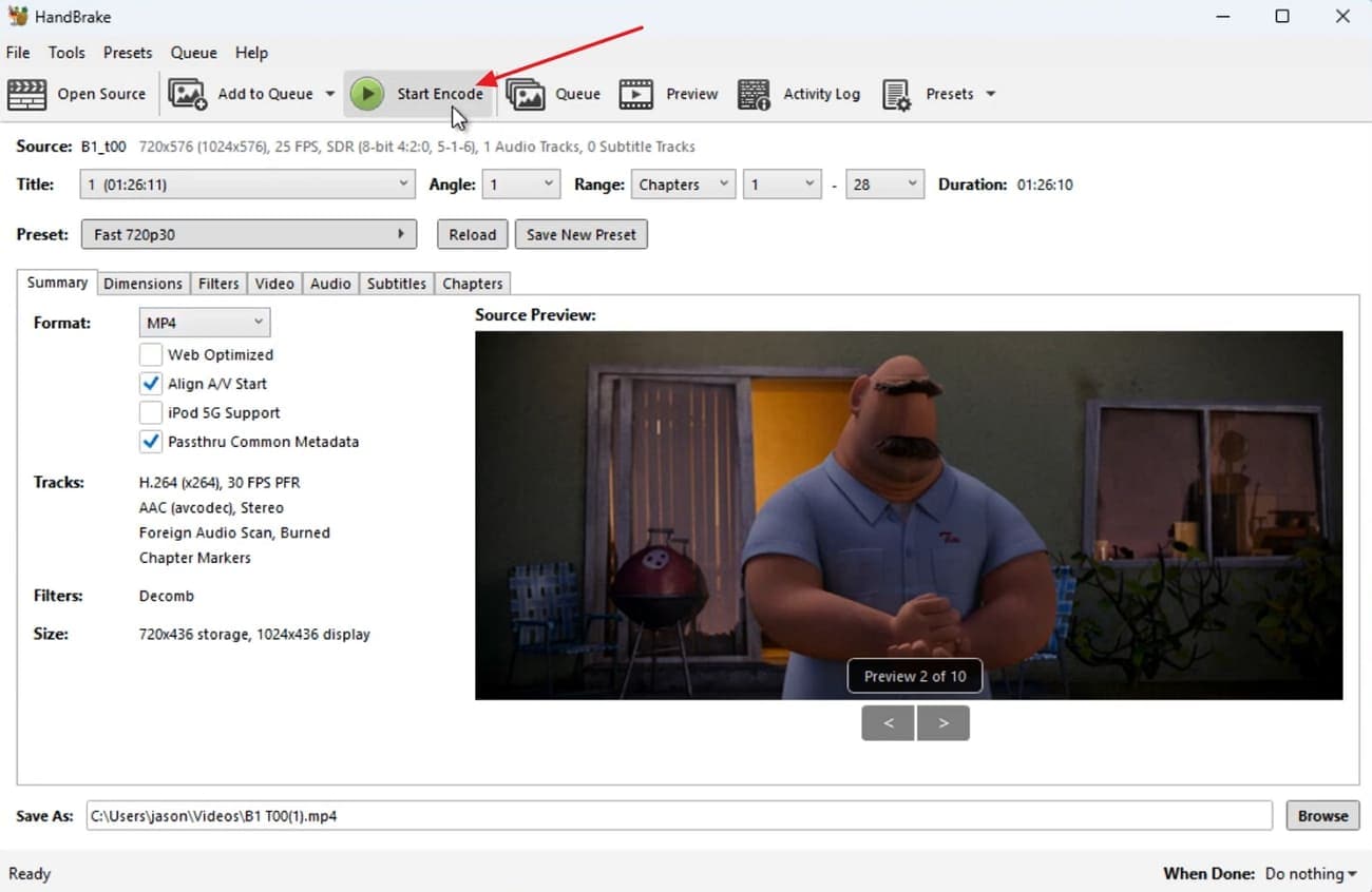 begin handshake video encoding process