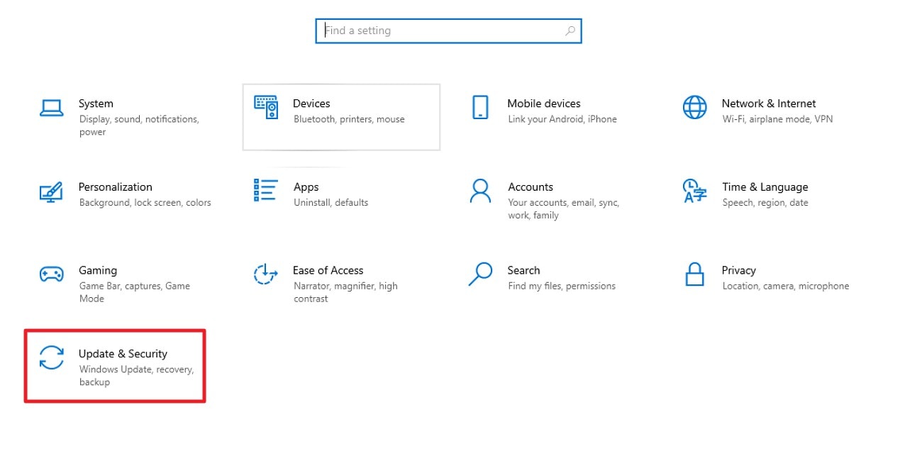 select update and security