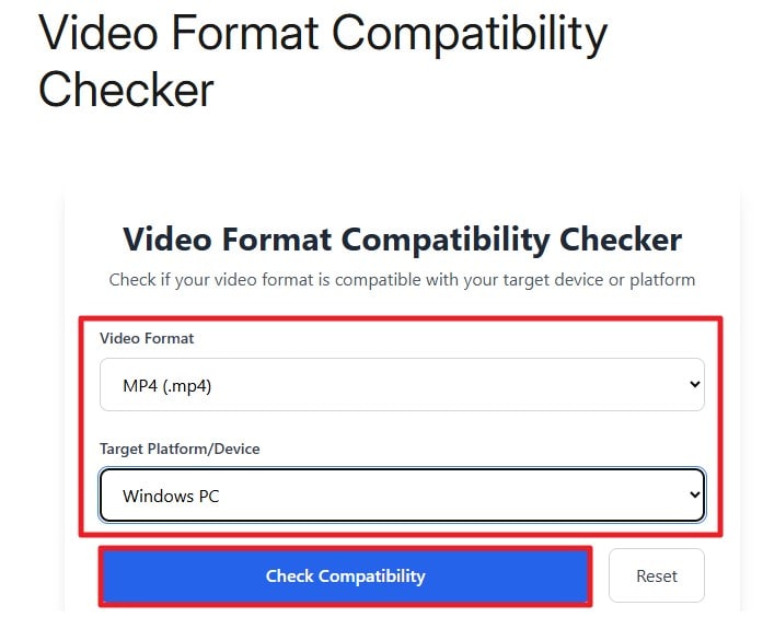 check device or tv compatibility
