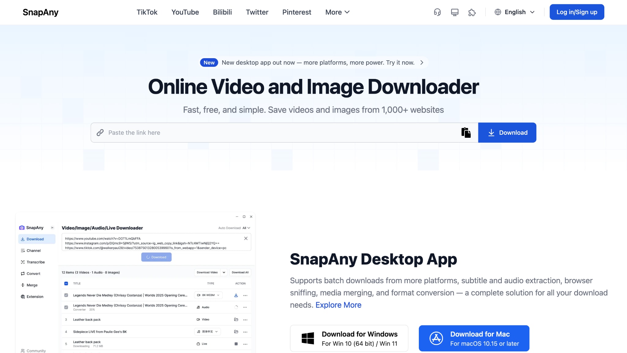 snapany convert dailymotion videos to mp4