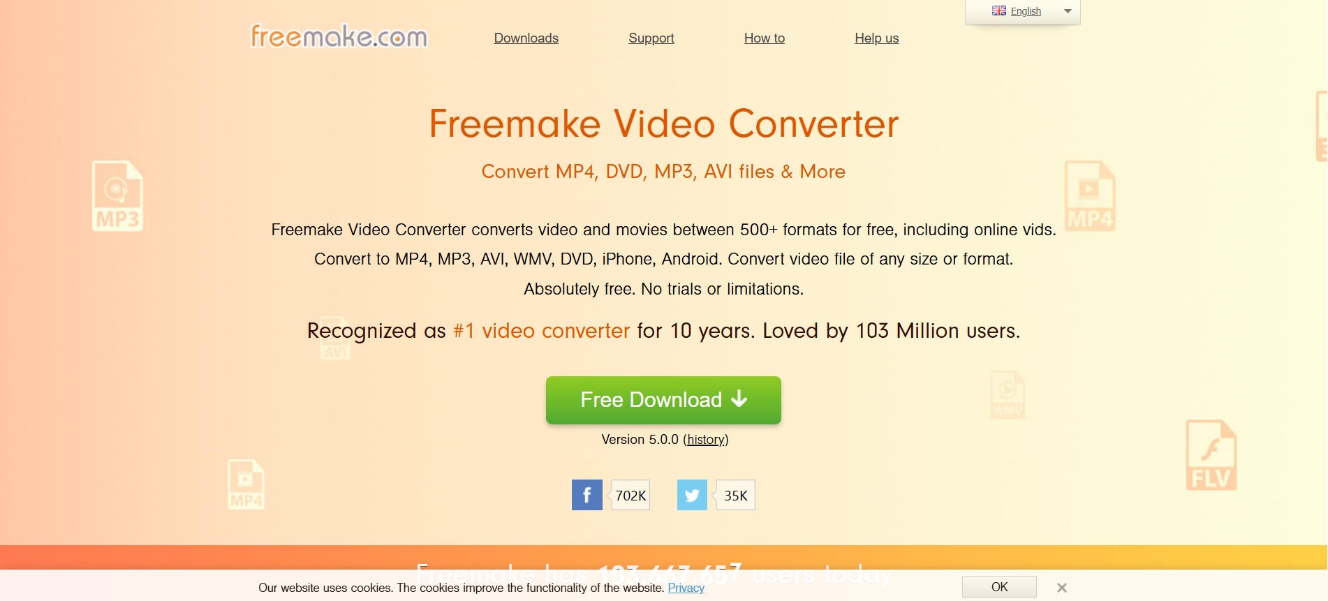 freemake video converter homepage