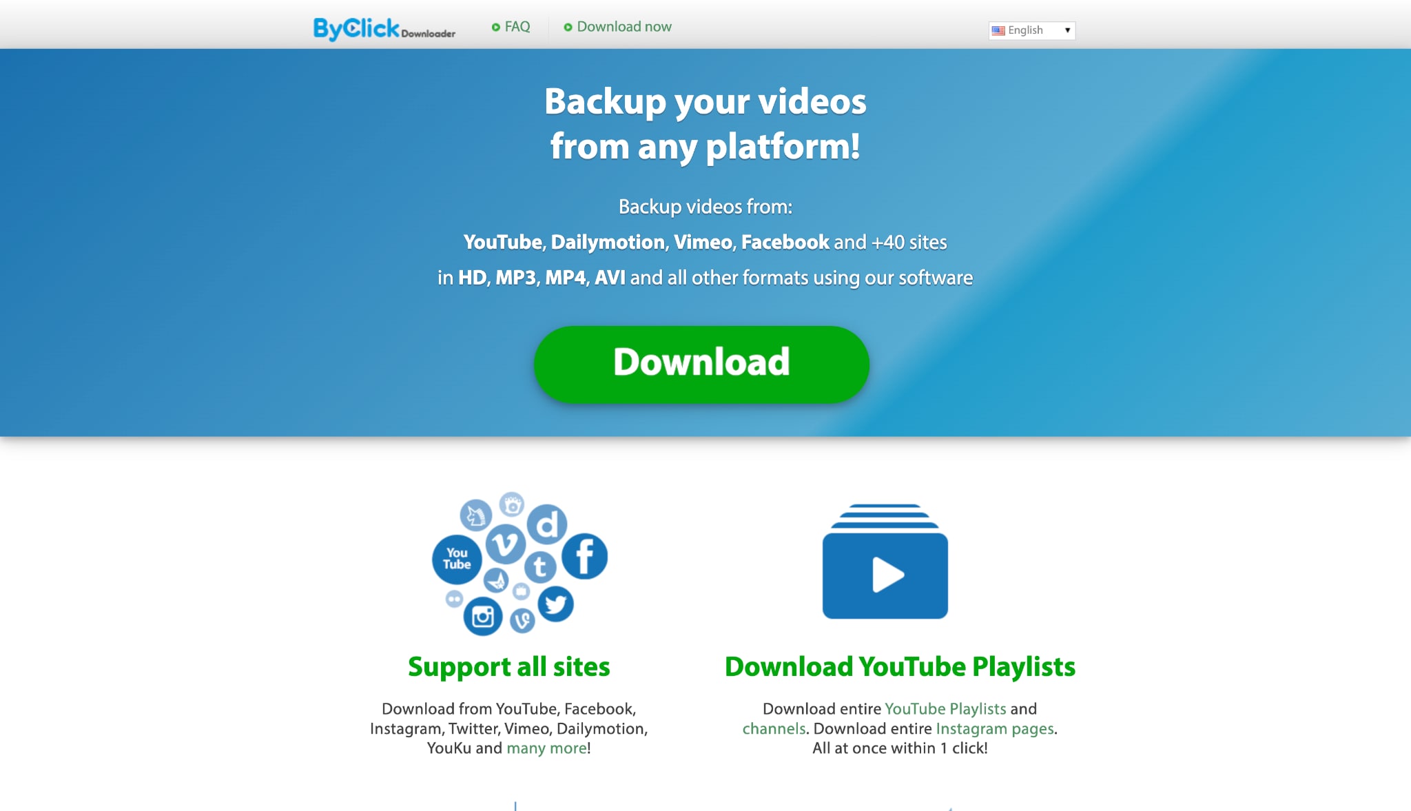 byclick downloader homepage