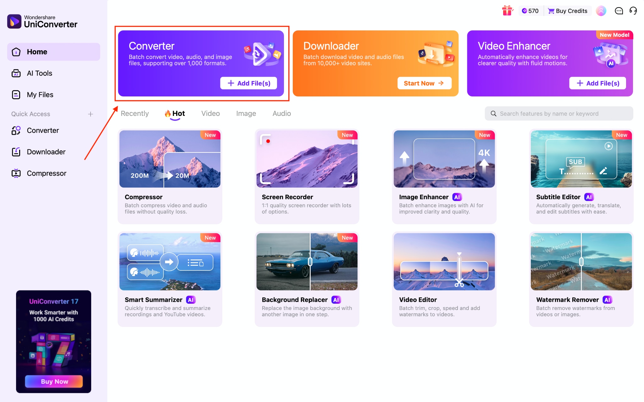wondershare uniconverter converter