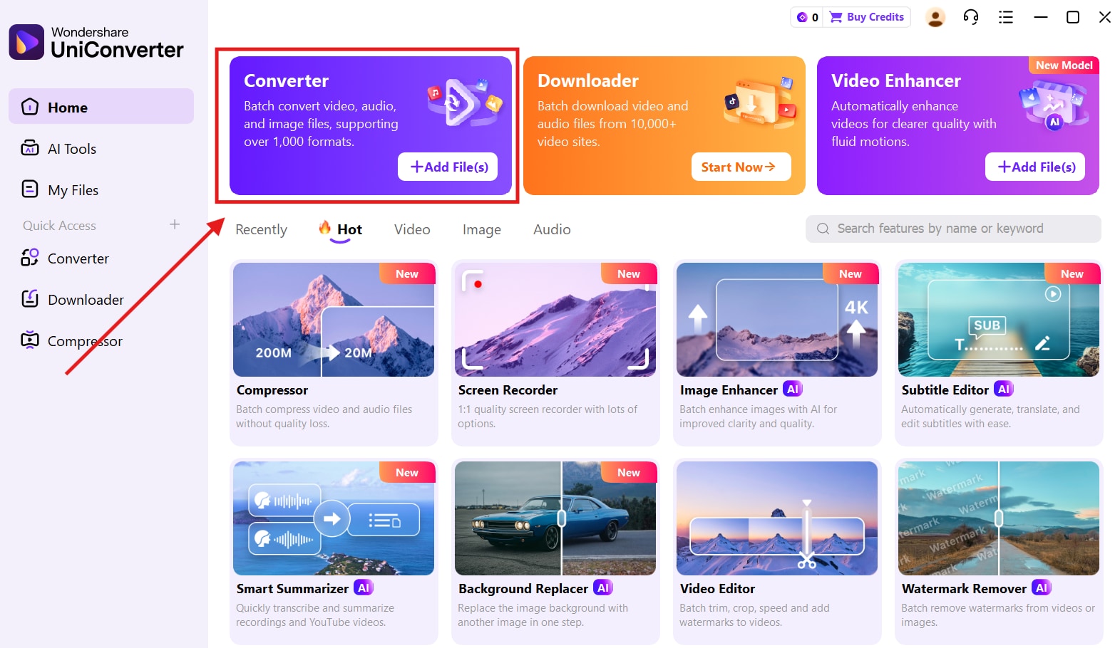 wondershare uniconverter converter