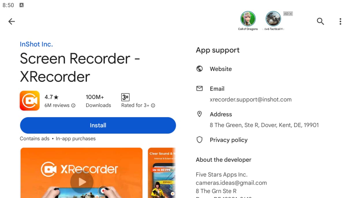 Install XRecorder