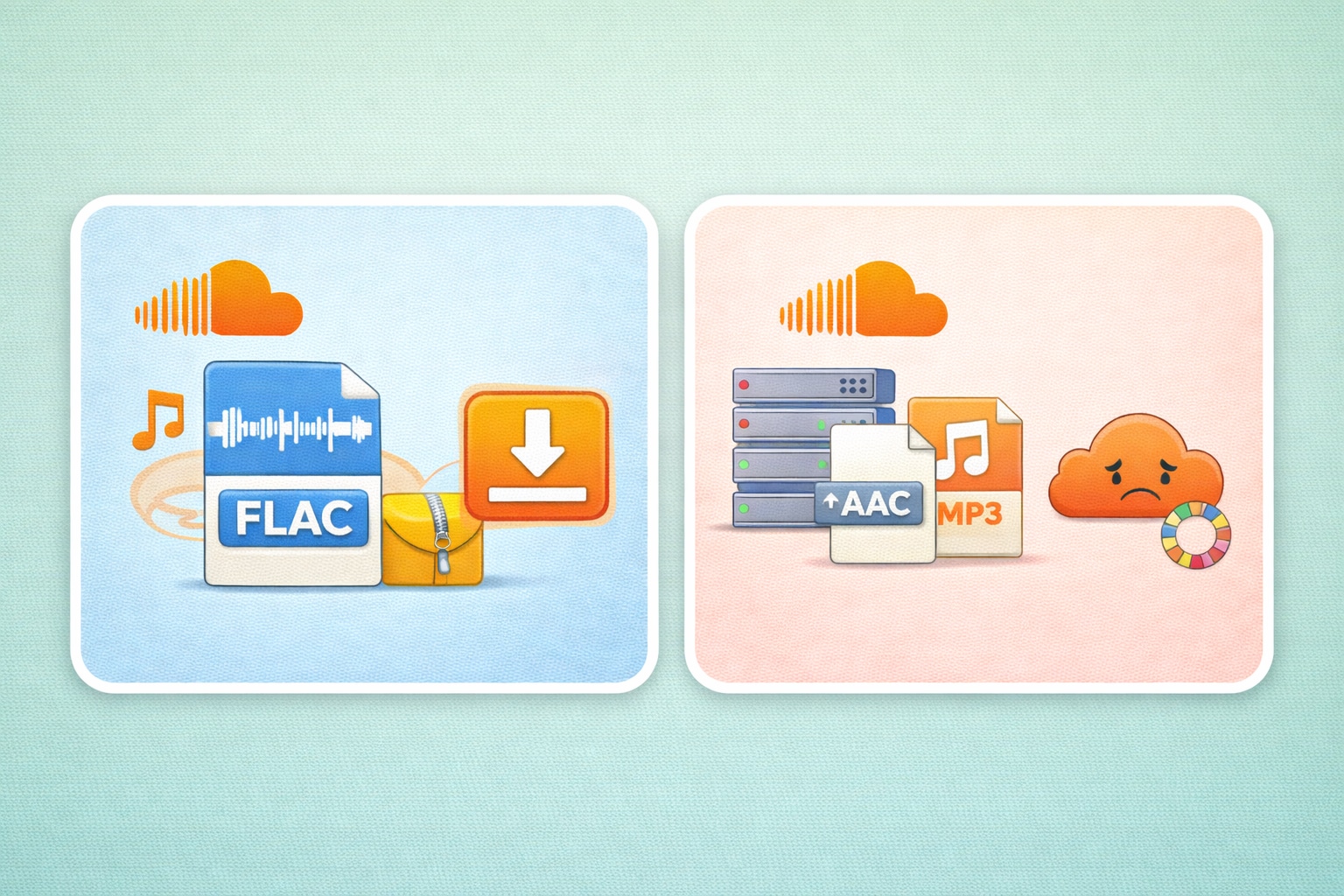 download flac files directly from soundcloud