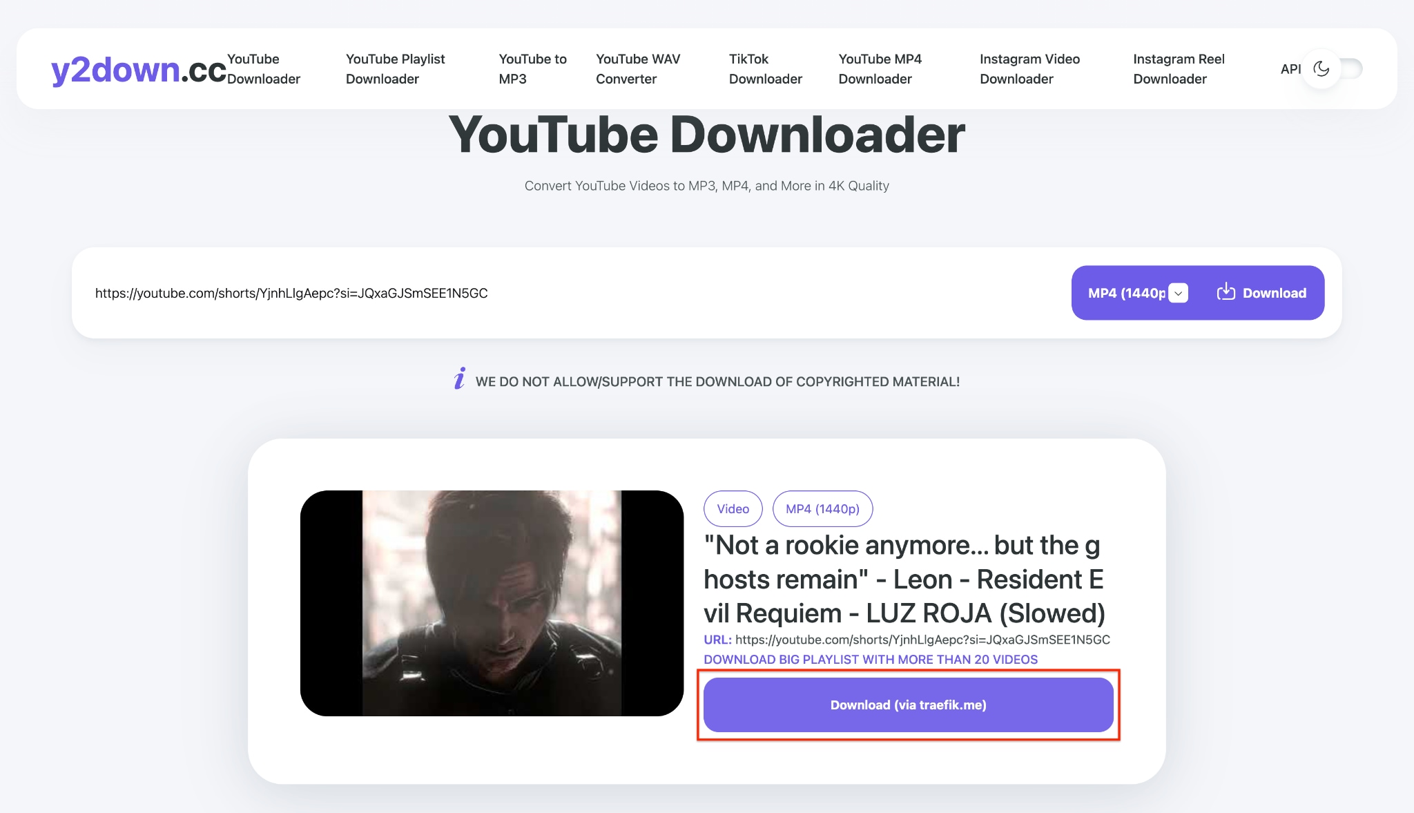 download and save your file