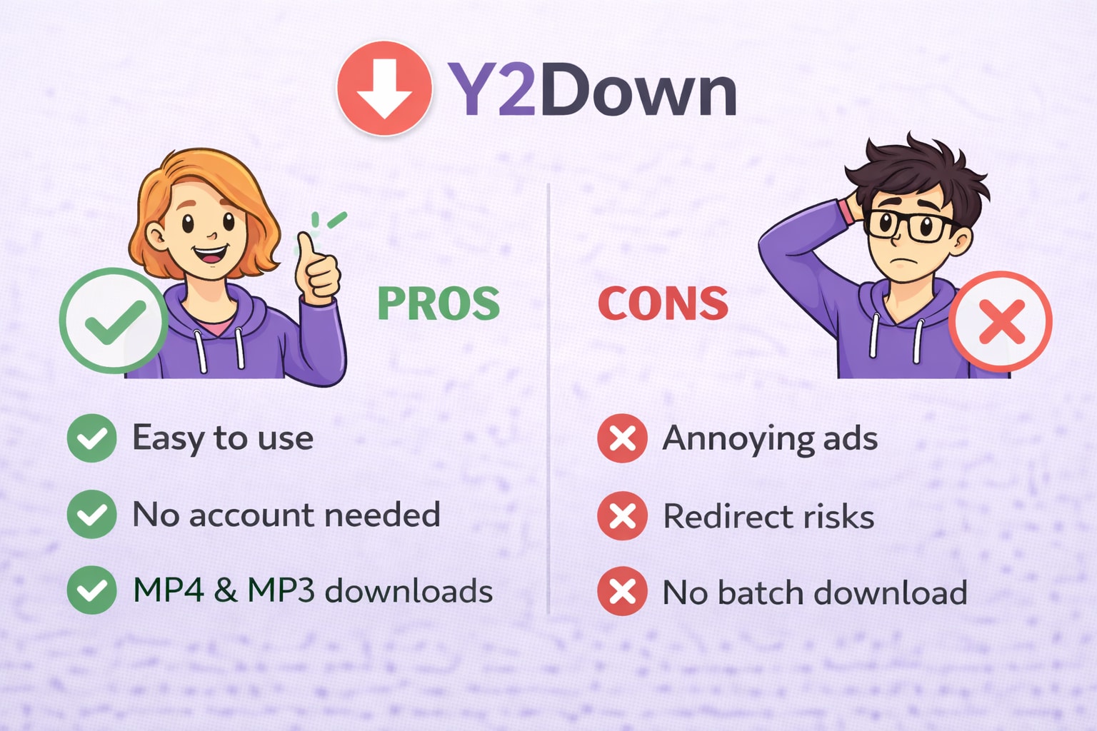 y2down pros and cons