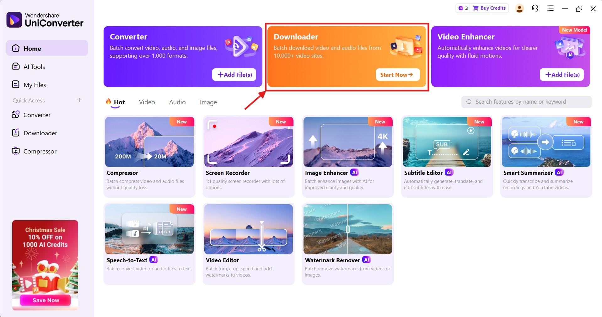wondershare uniconverter downloader