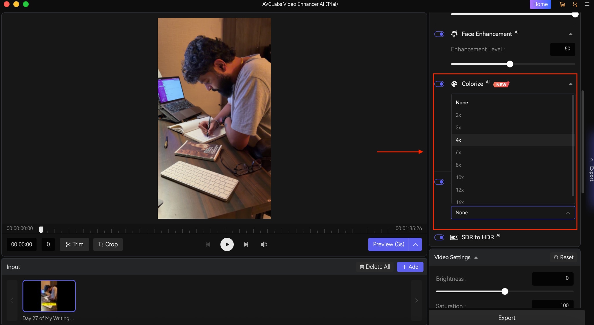 avclabs video enhancer ai motion enhancement