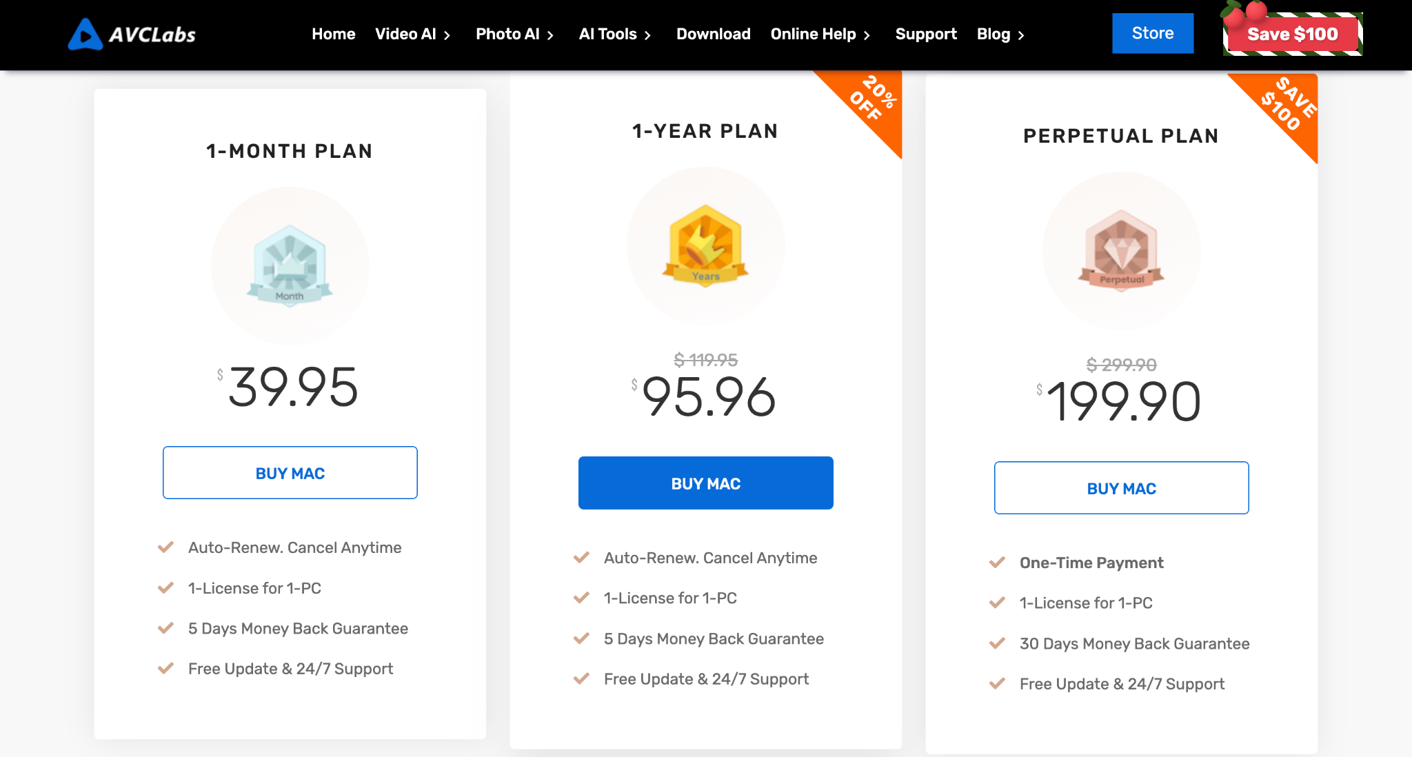 avclabs video enhancer ai pricing
