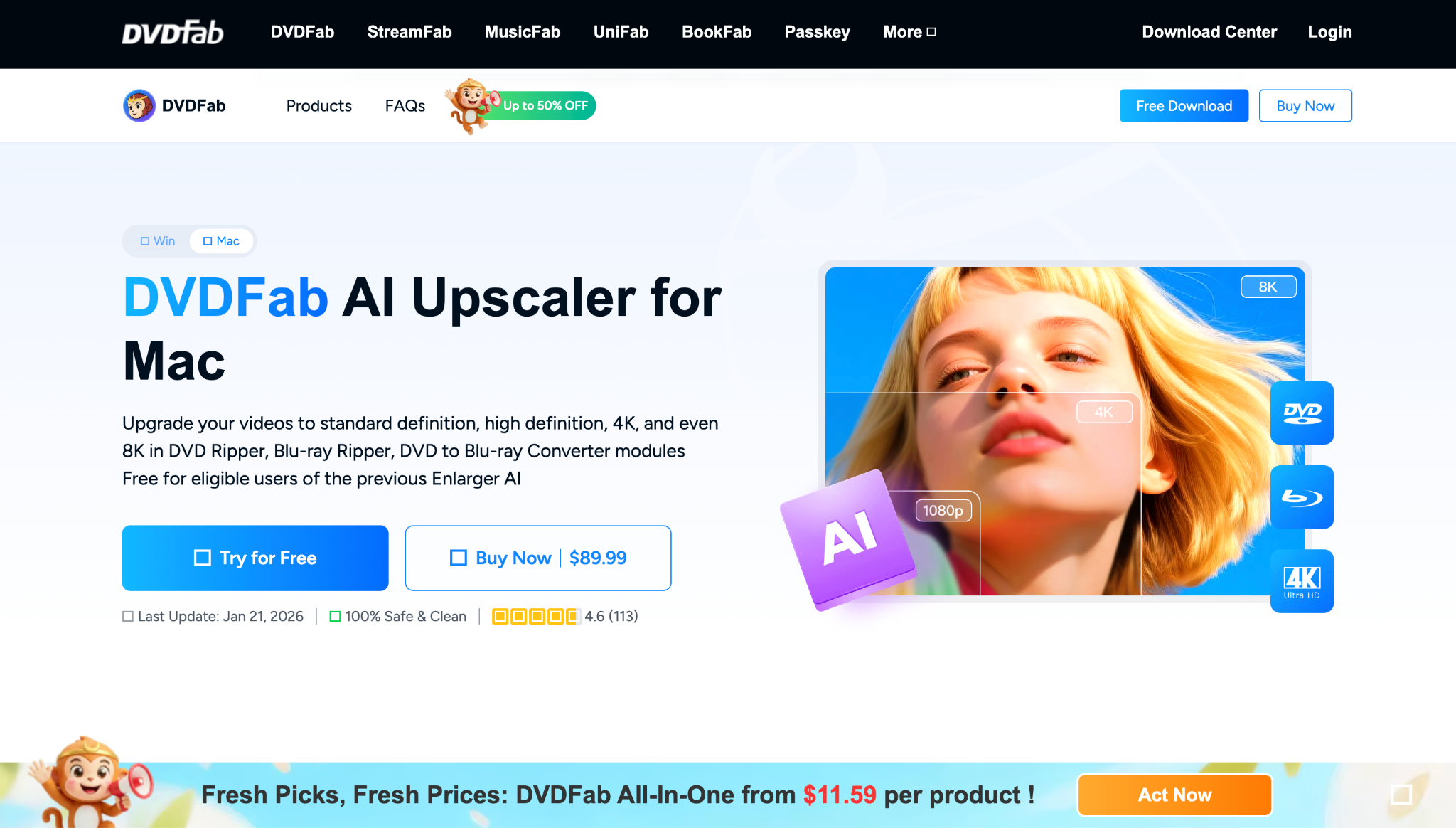 dvdfab enlarge ai homepage