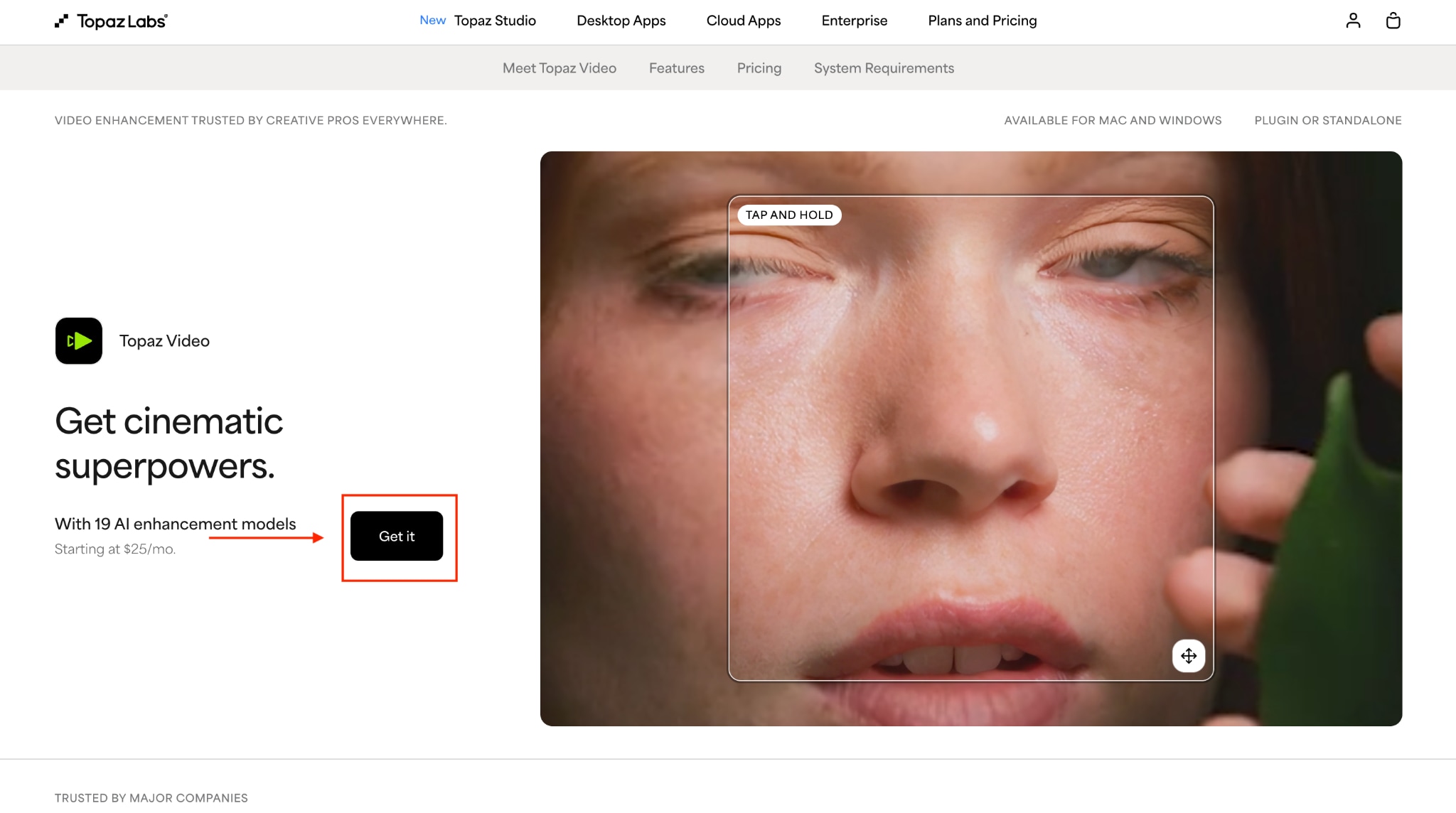 topaz video ai get it