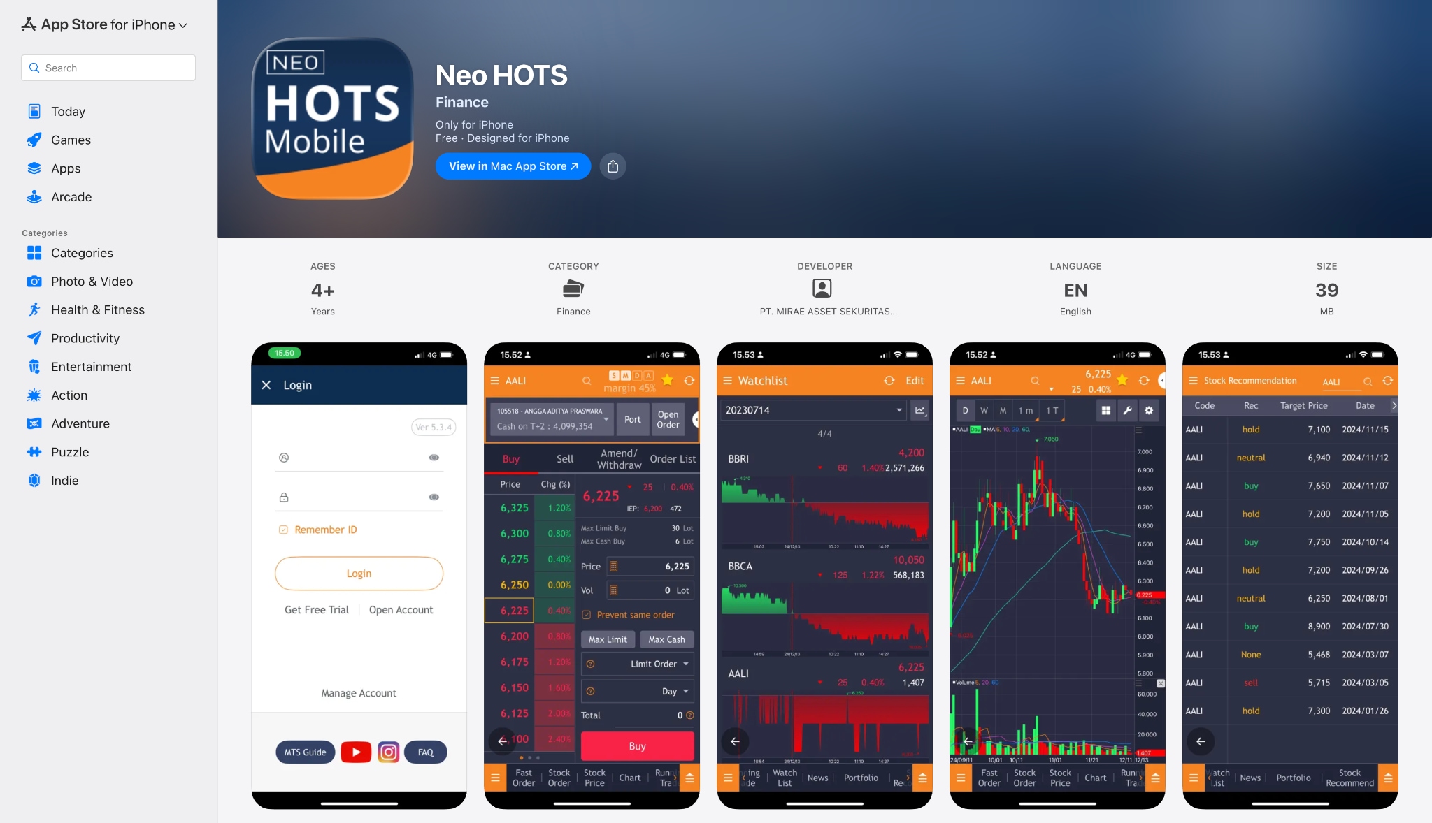 neo hots homepage