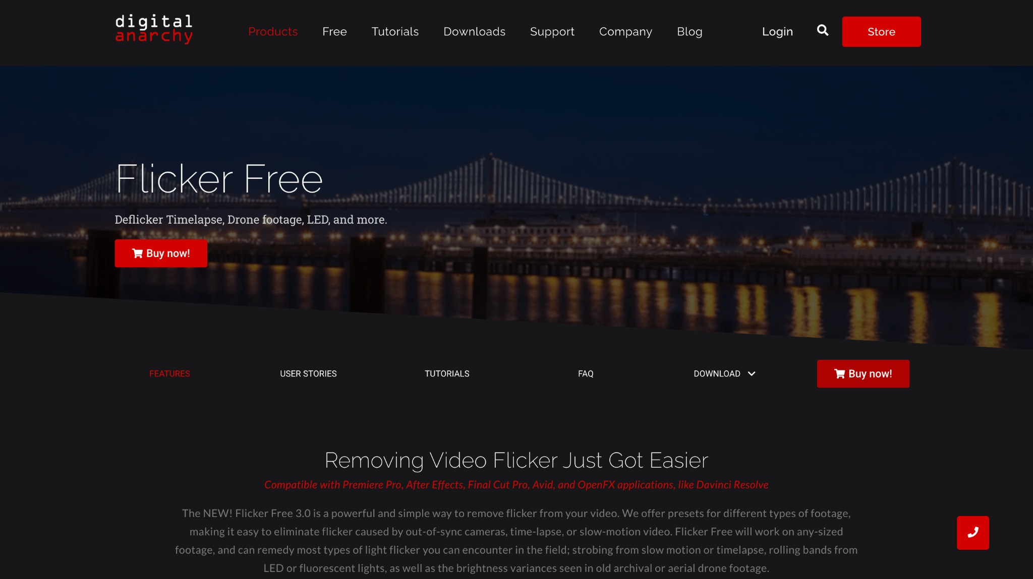 flicker free homepage