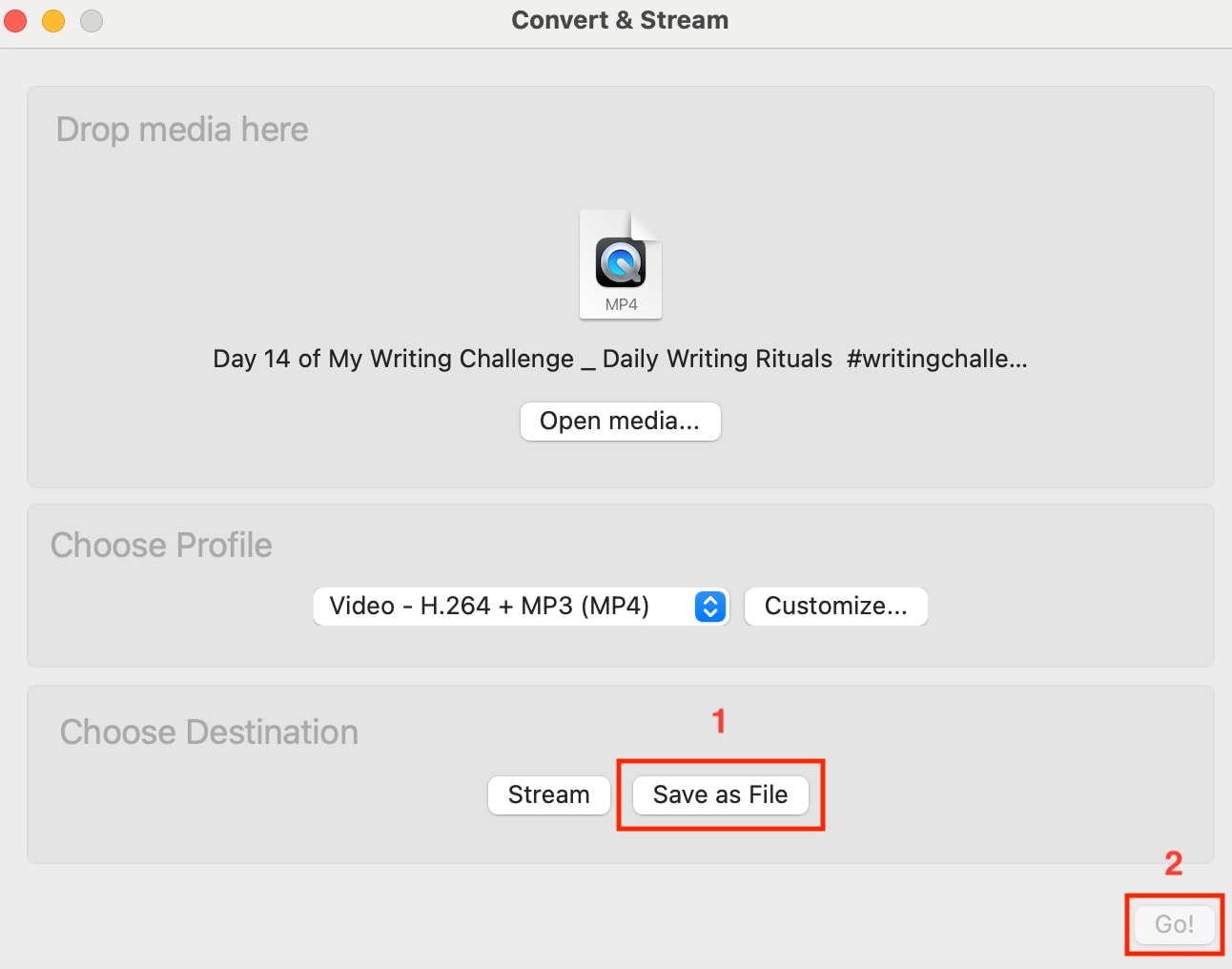 vlc media player save as file
