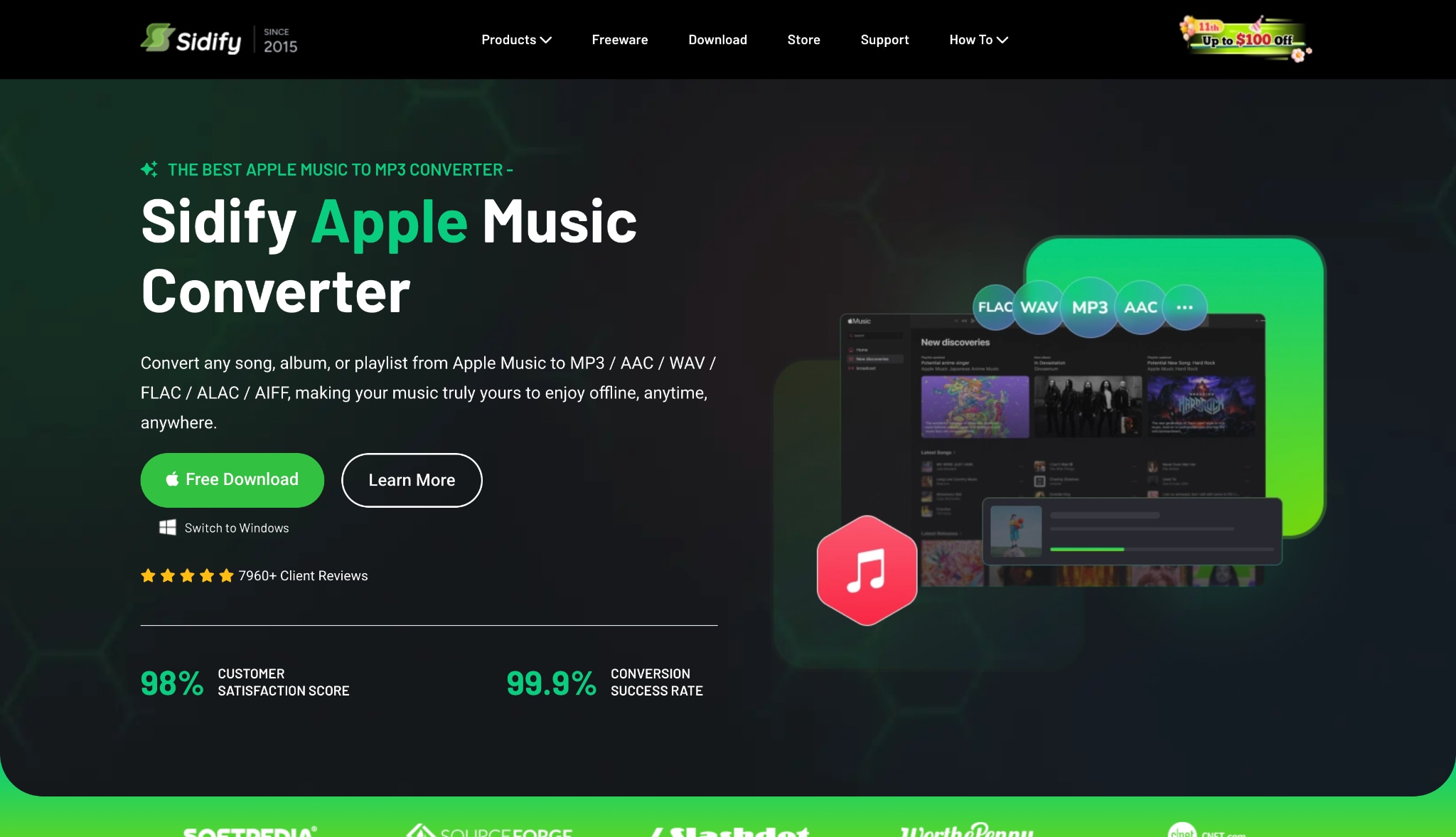 sidify music converter homepage