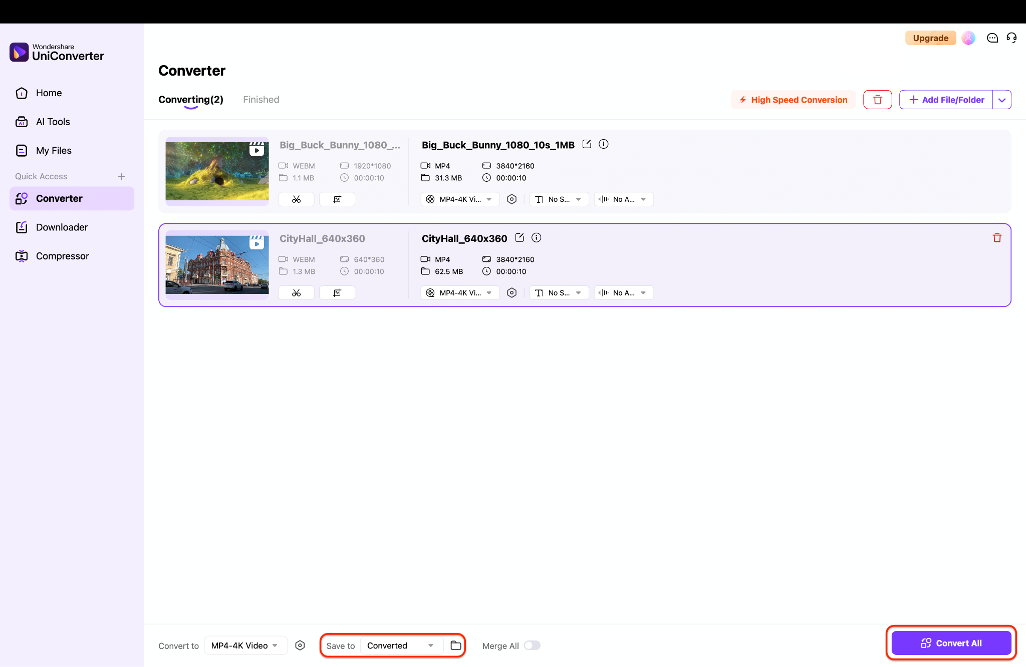 export and save your file