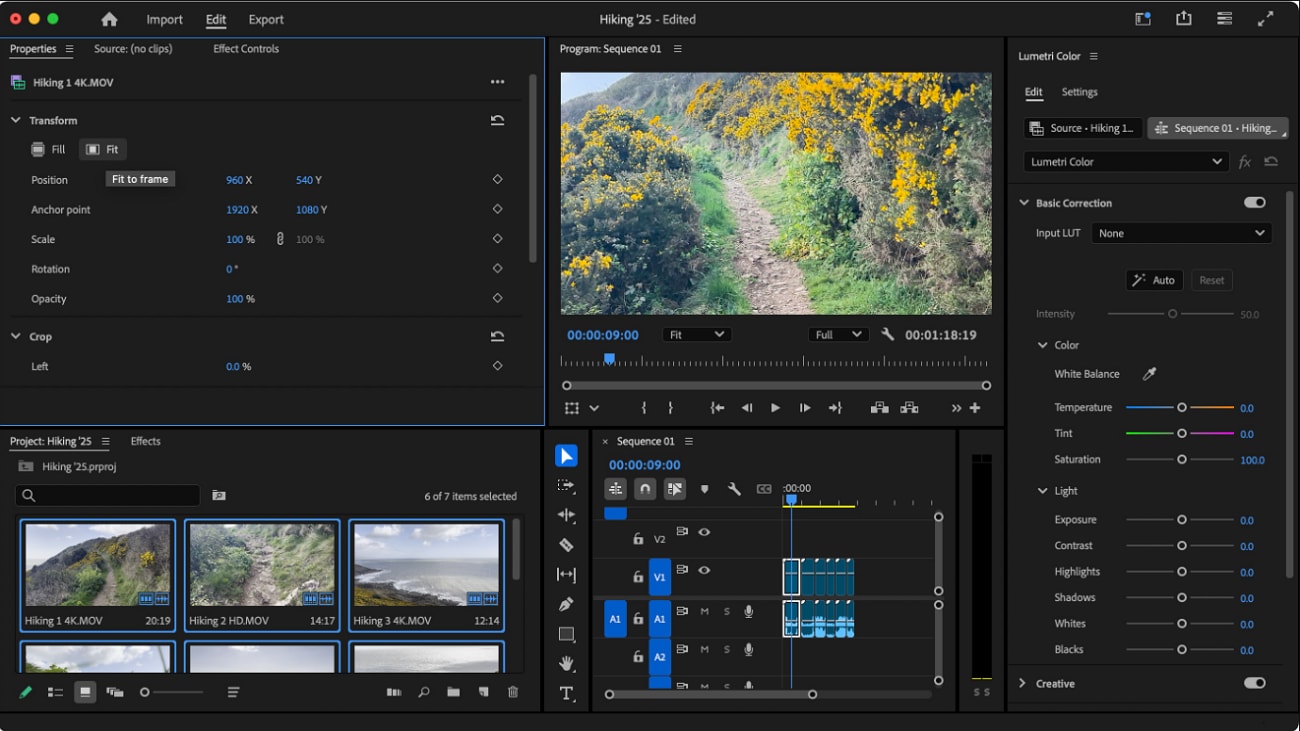 homepage of adobe premiere