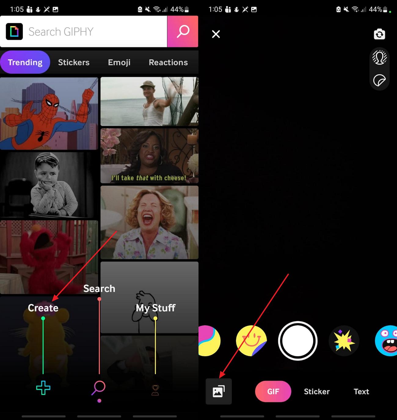 import video giphy android