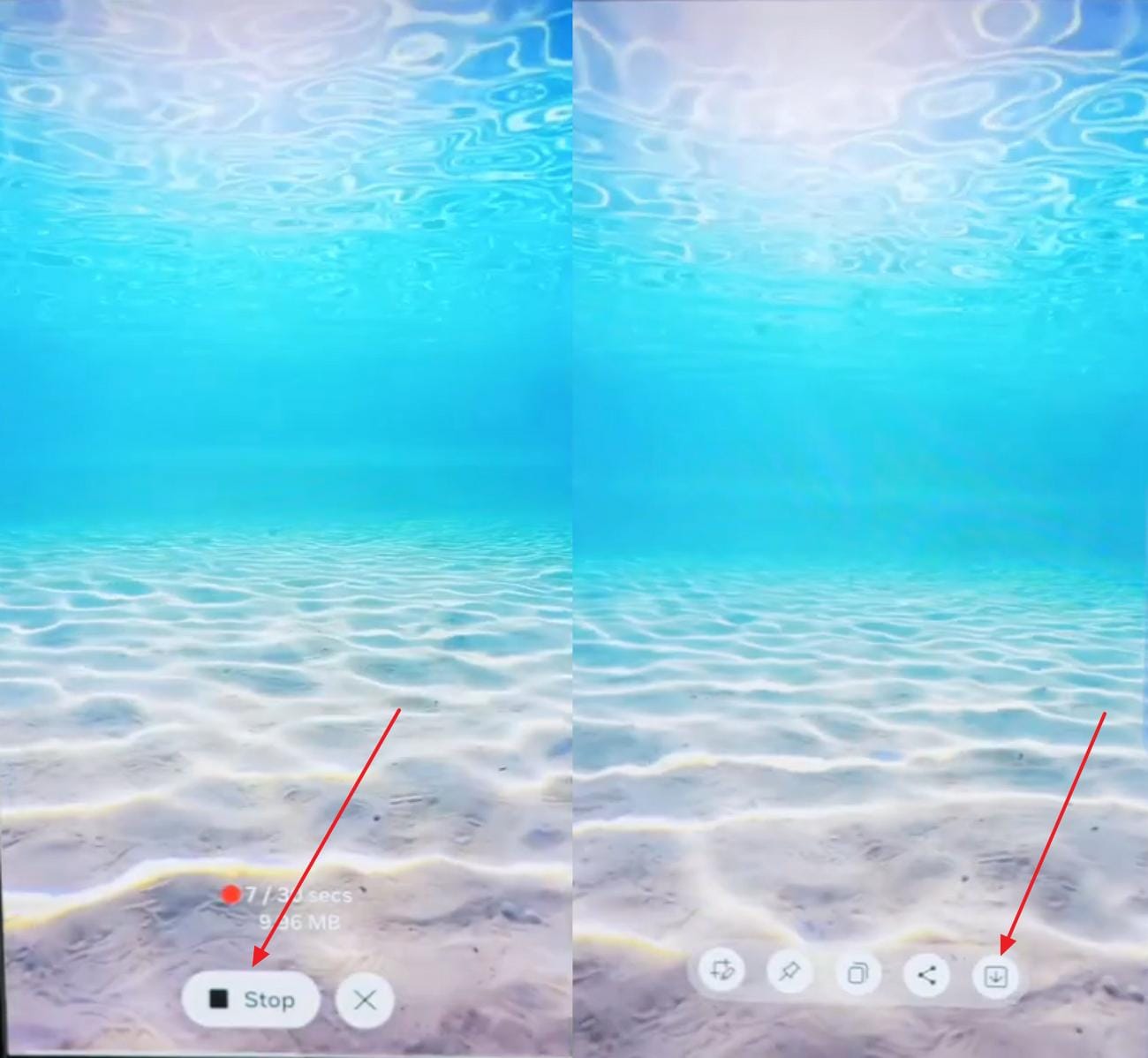 record and save gif samsung