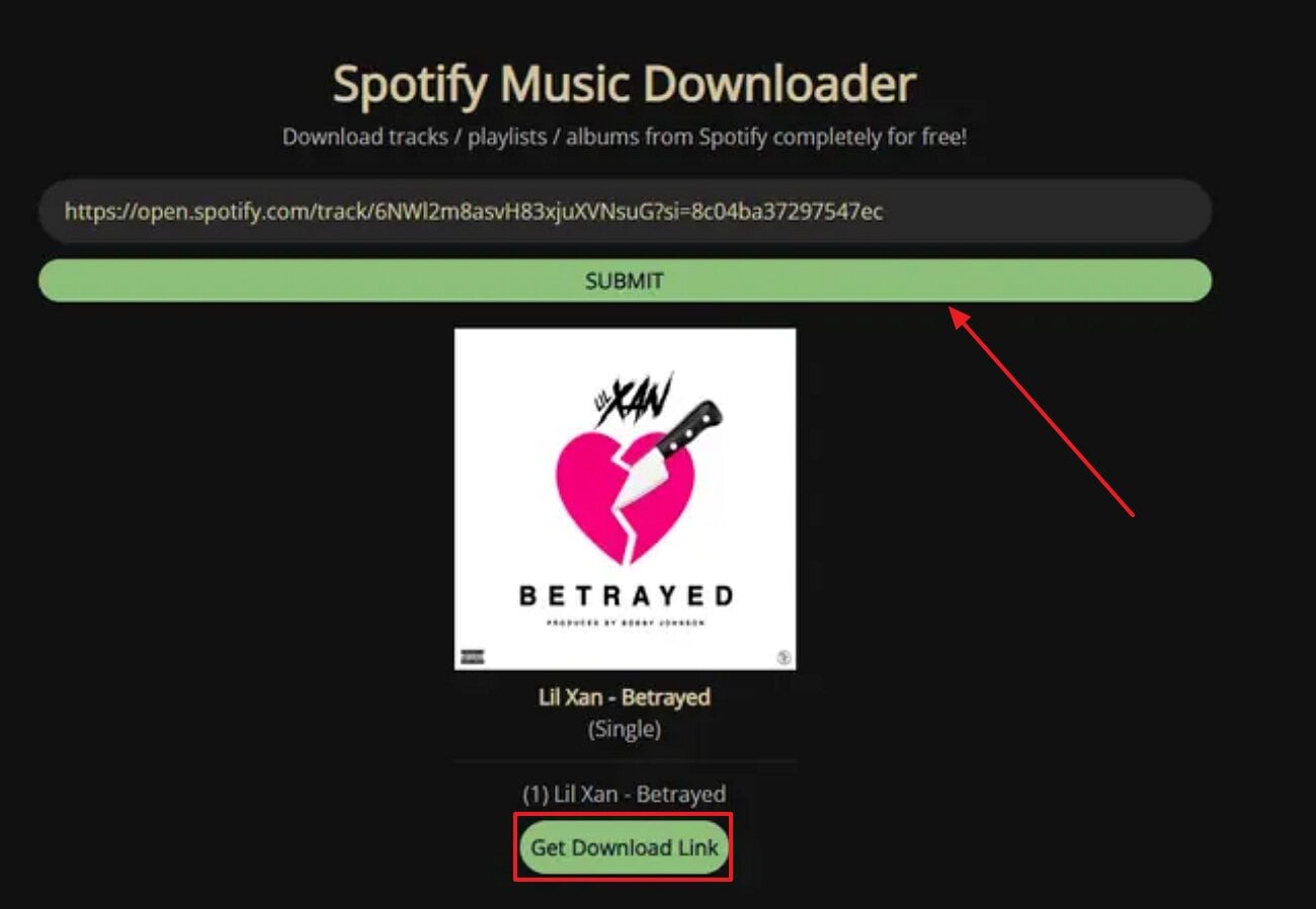 download the spotify music with Spotidownloader