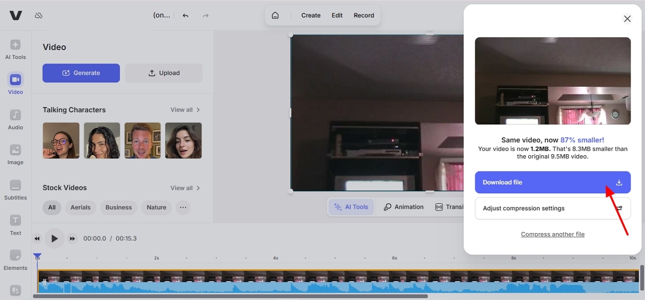 veed video compressor download