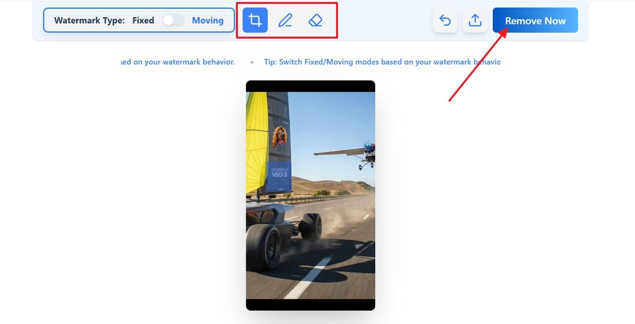 remove the watermark magic eraser