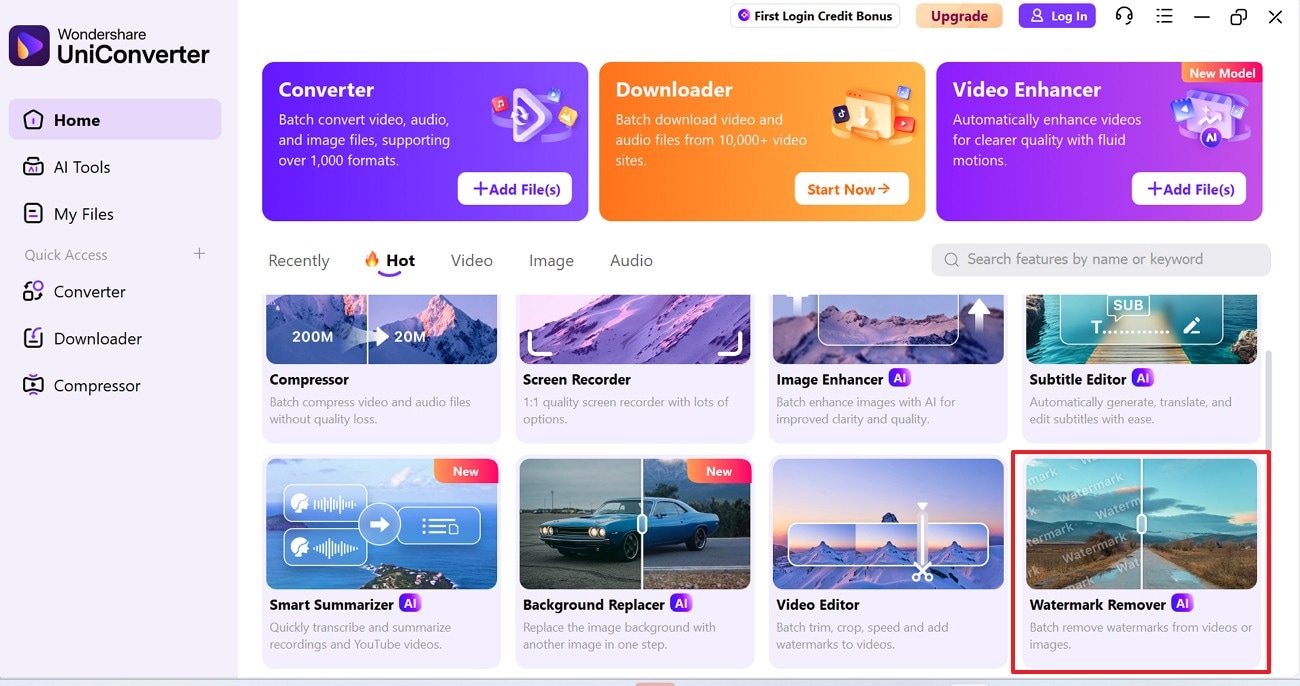 locate the watermark remover