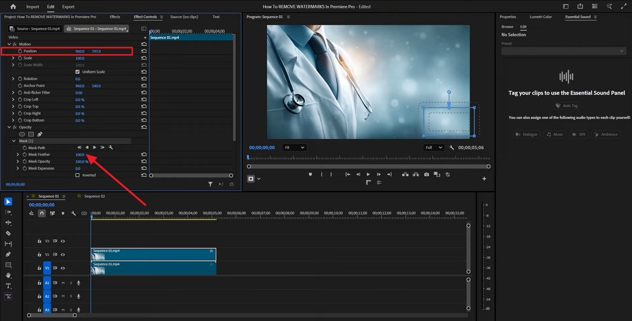increase the mask feather