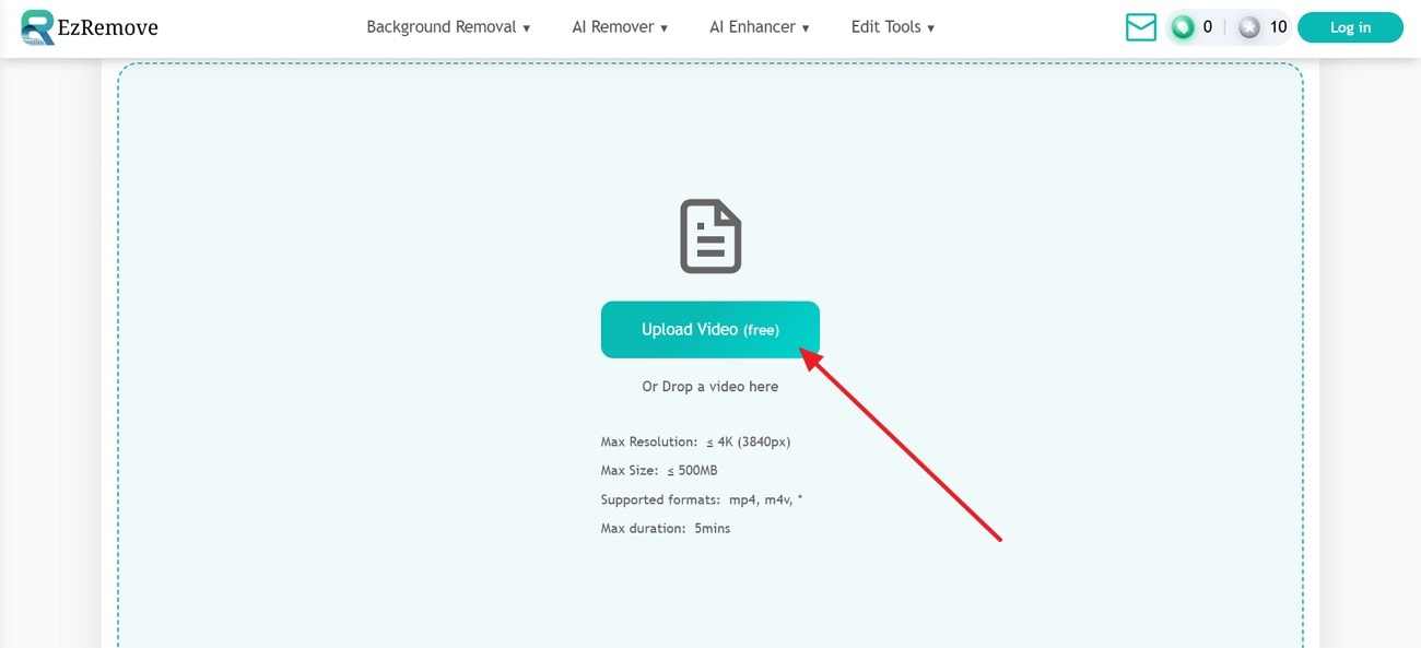 upload image in ezremove
