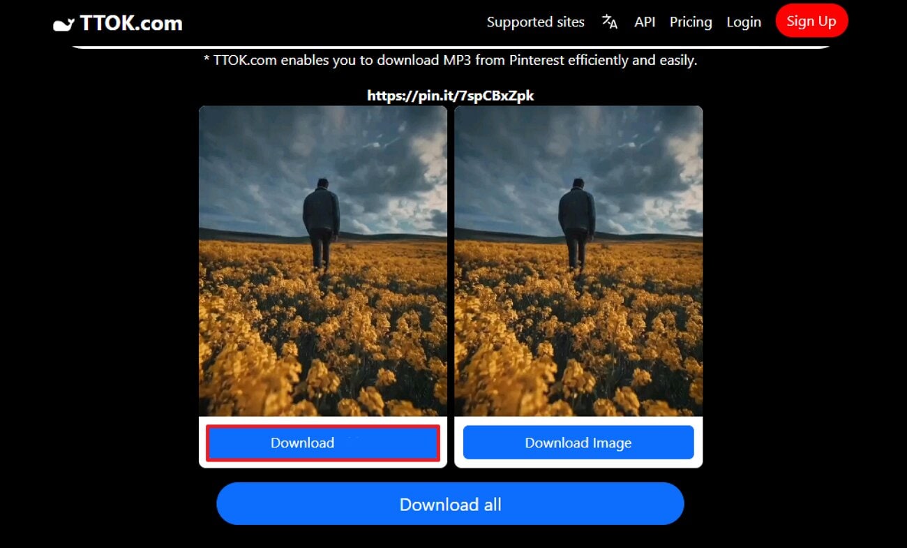 download the extracted audio here