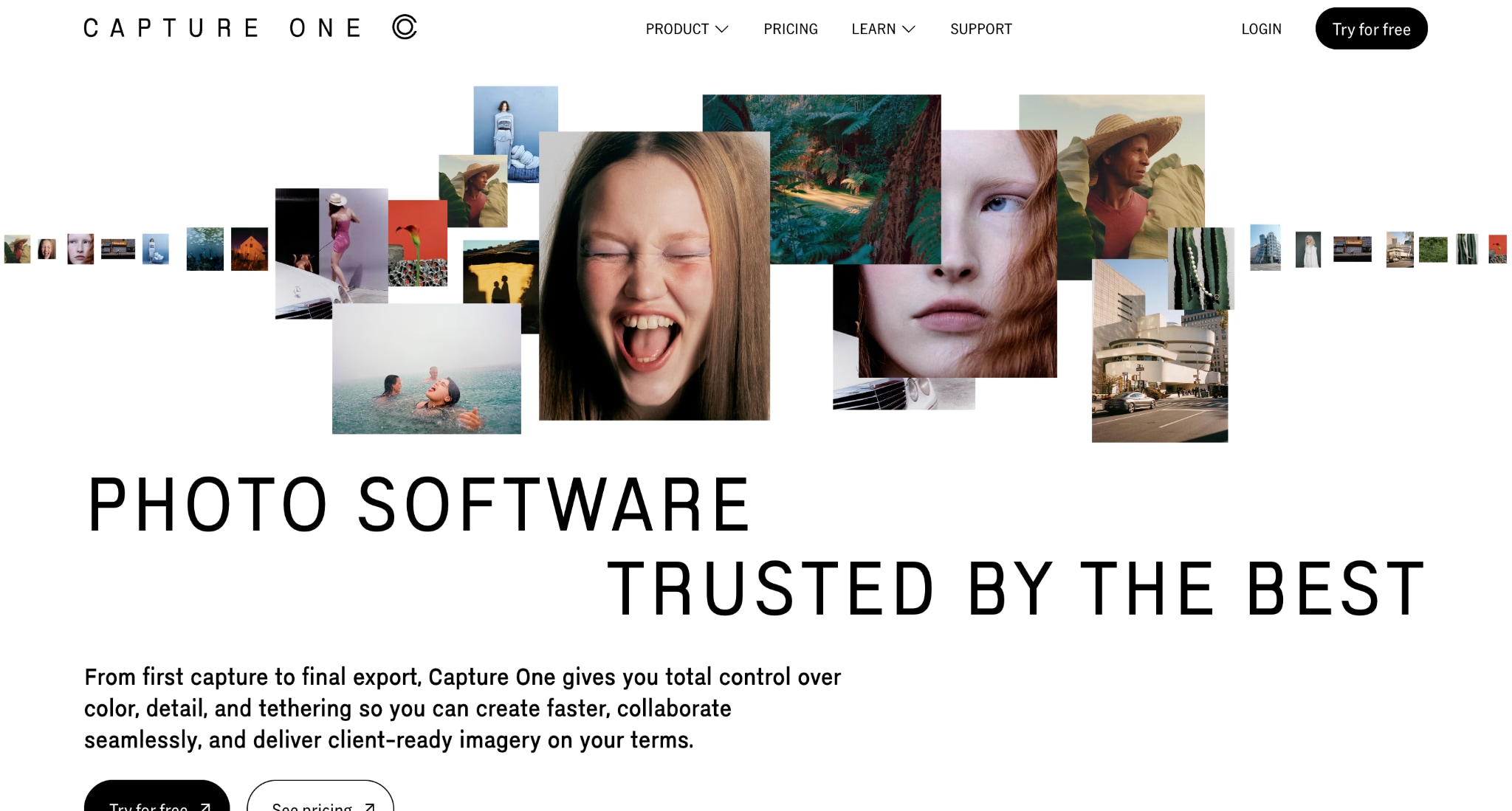 capture one homepage