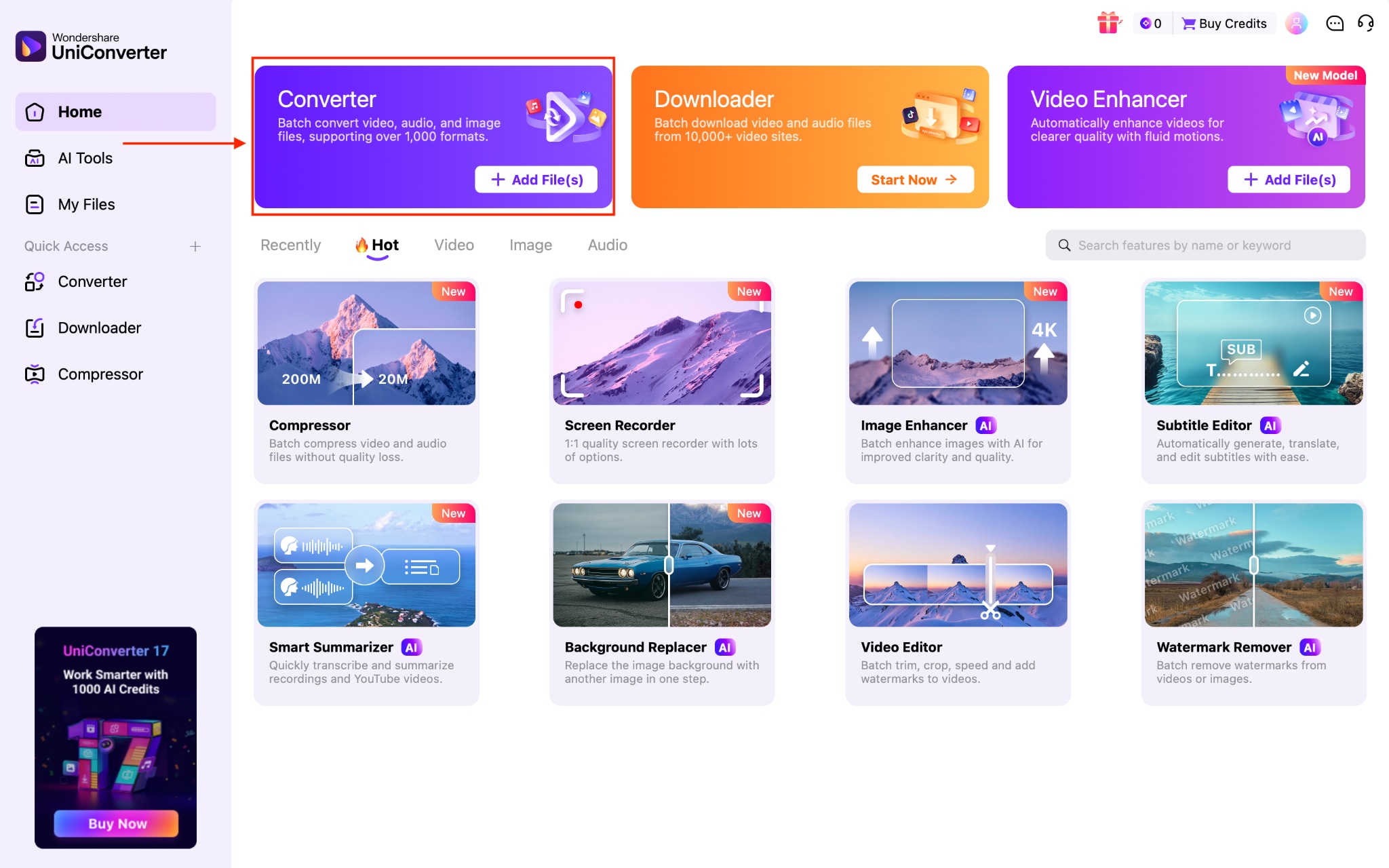 wondershare uniconverter converter