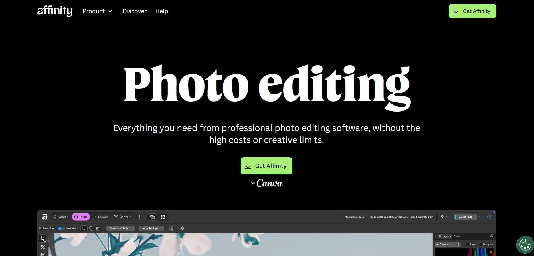 affinity photo homepage
