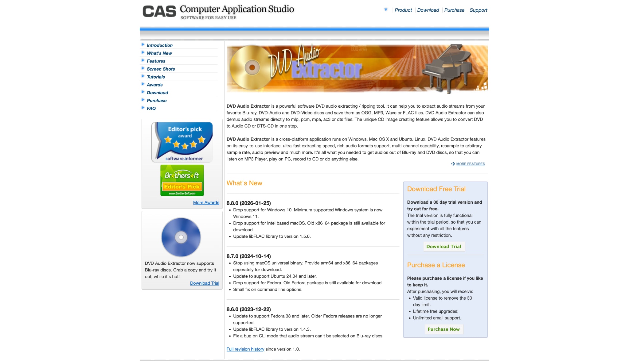dvd audio extractor homepage